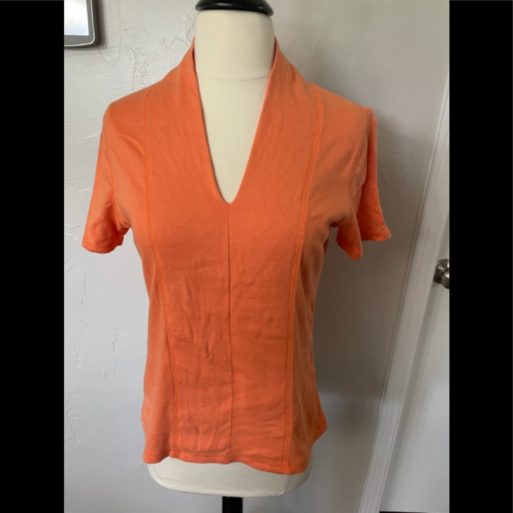 Rafaella Orange Jersey Blouse